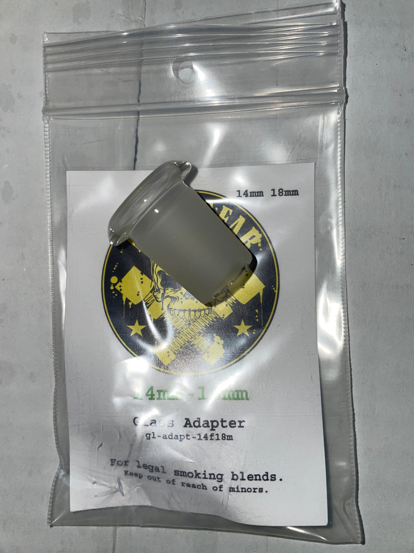 Glass Adapter Female - Male